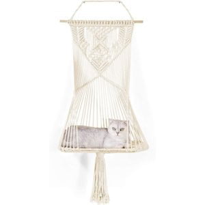 Macrame Cat Hammock Hanging Macrame Cat Bed