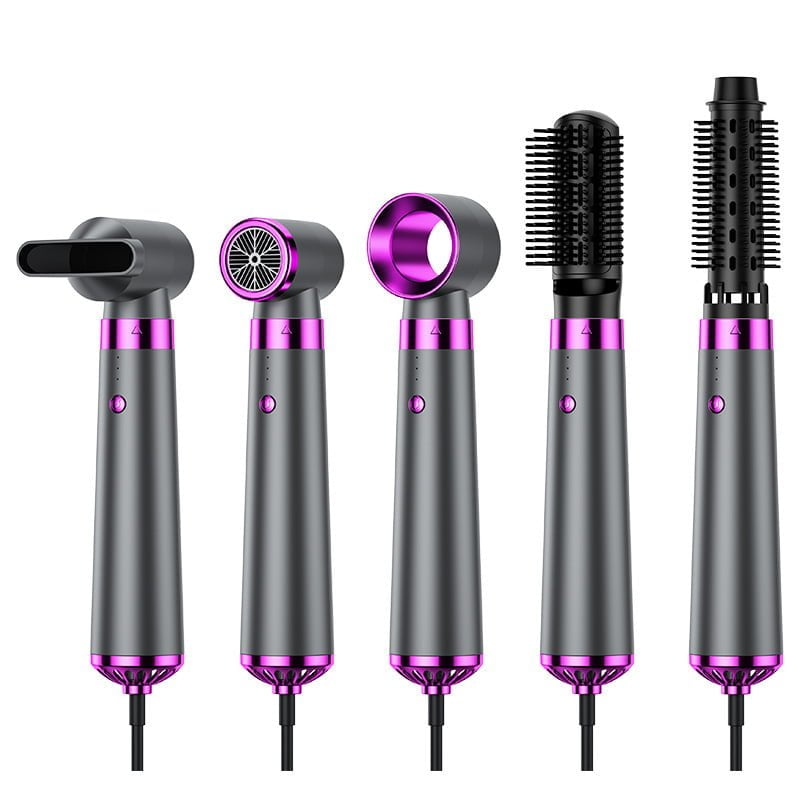 5-in-1 Ionic Hair Care Set Electric Hair Dryer And Curler