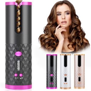 Rechargeable Women Portable Ceramic Hair Curling