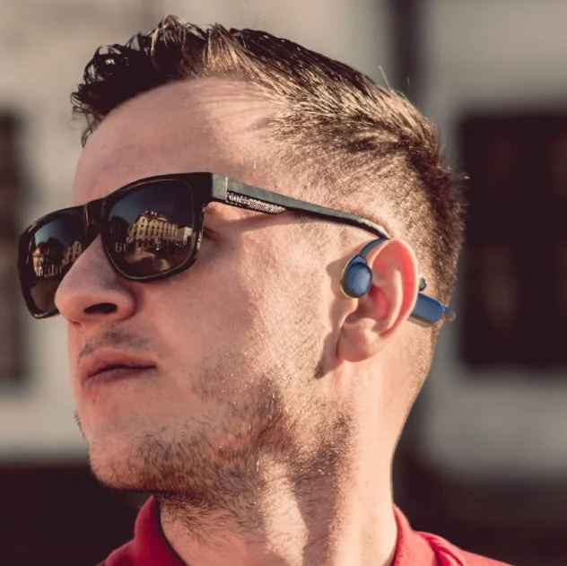 Open-Ear Bone Conduction Personal Bluetooth Headset