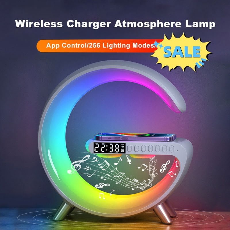 Wireless Charger Atmosphere Rgb Night Light Led Lamp Yeedza Com