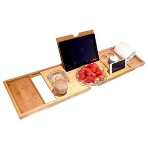 Bathtub Tray Bamboo Spa Bathtub Caddy