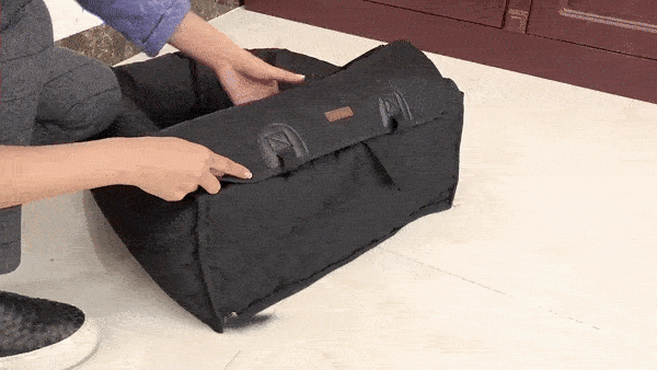 Dog Car Seat 2 In 1 Folding Pet Bed Carrier