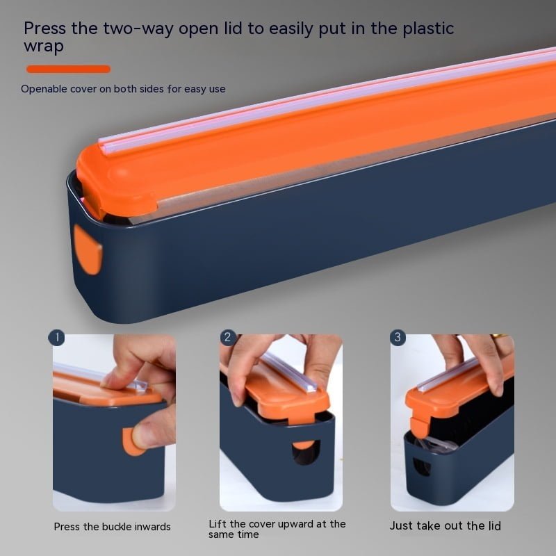 Magnetic Kitchen Plastic Wrap Cutter - Image 4