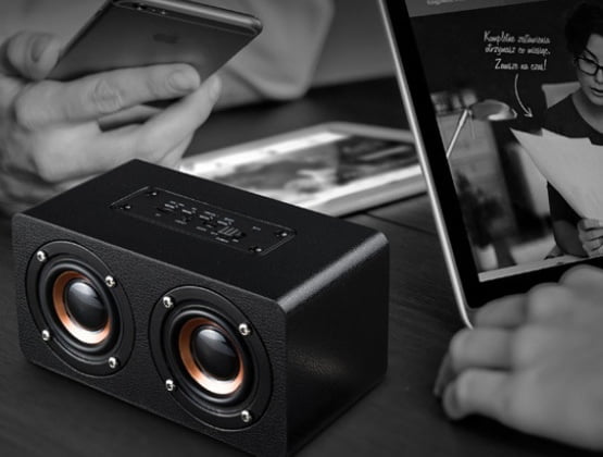 Wireless Bluetooth Small Wooden Speaker