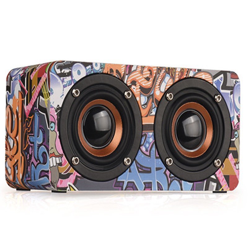 Wireless Bluetooth Small Wooden Speaker