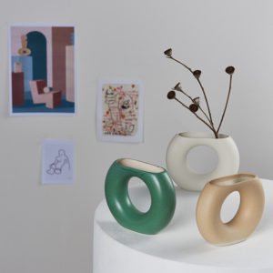 Nordic Open Top Ceramic Vase