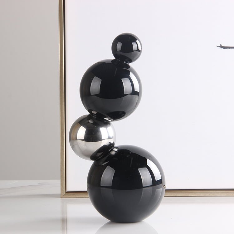 Crystal Ball Home Decor Modern Design Sculpture