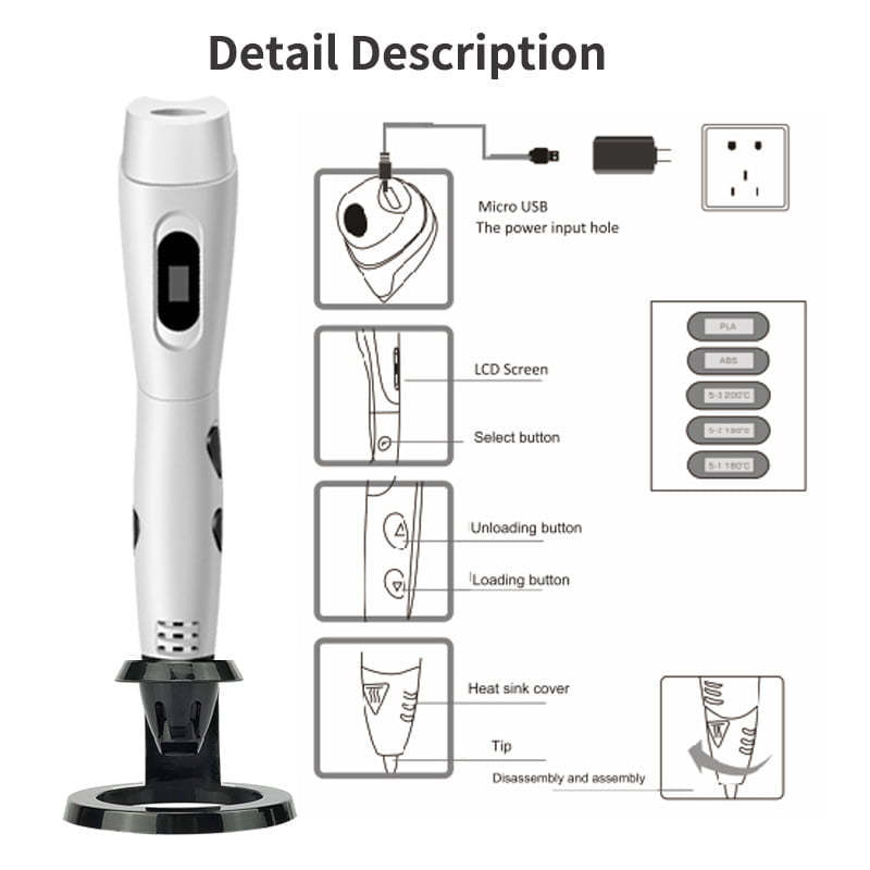 Advanced Doodler 3D Printing Pen