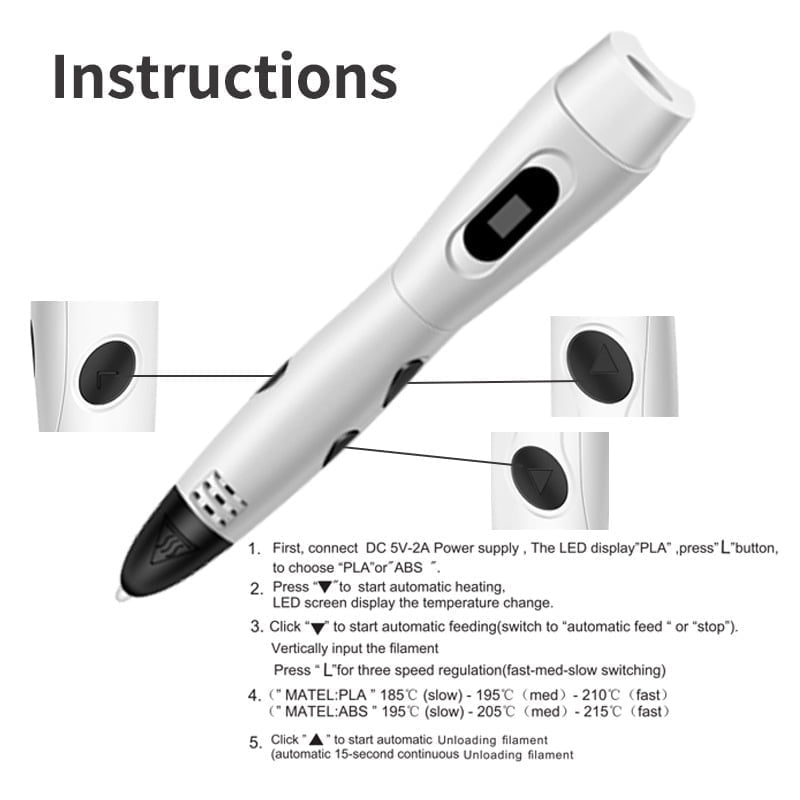 Advanced Doodler 3D Printing Pen