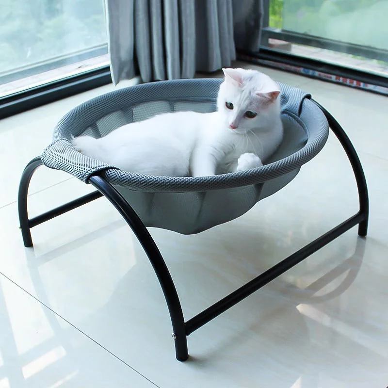 cat hammock floor elevated sleeping pet cat bed