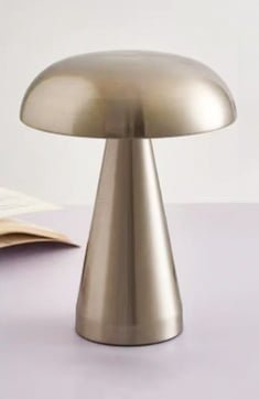 Mushroom Lamp LED Touch Dimming Metal Rechargeable Desk Lamp