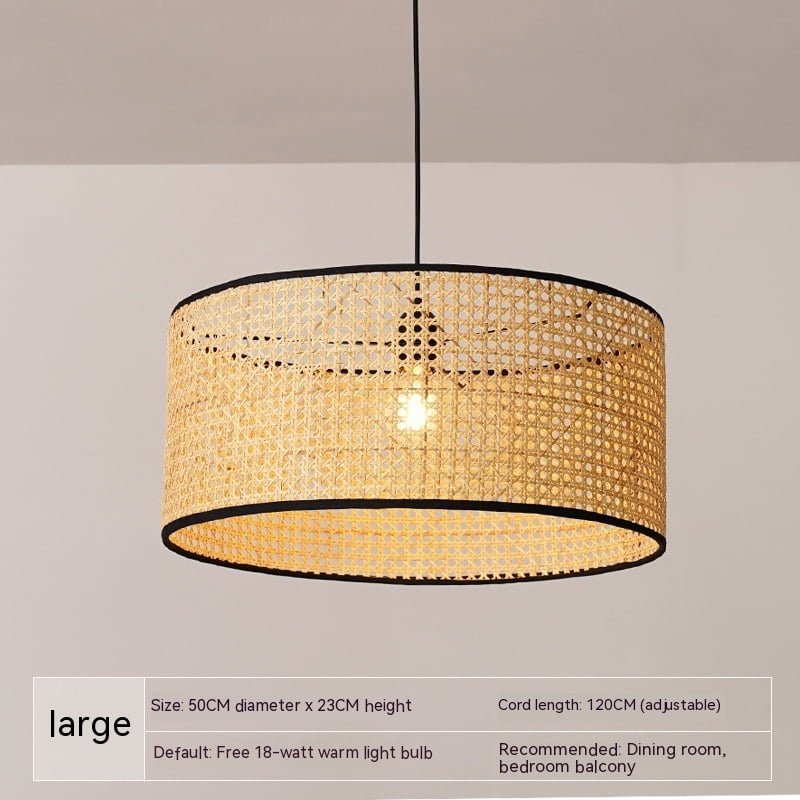 nordic ceiling lamp asian style rattan hanging light