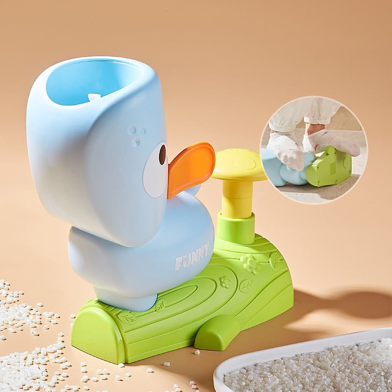 Flying Saucer Foot Launcher Ejection Disk Duck Toy