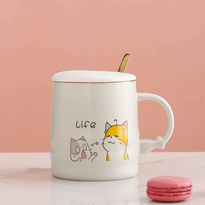 Cute Cats Ceramic Cartoon Coffee Mug