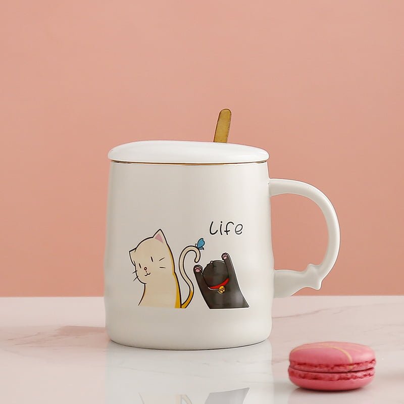 Cute Cats Ceramic Cartoon Coffee Mug