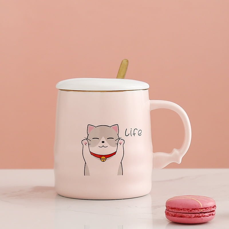 Cute Cats Ceramic Cartoon Coffee Mug