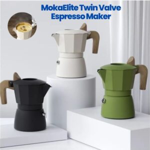 MokaElite Twin Valve Espresso Maker