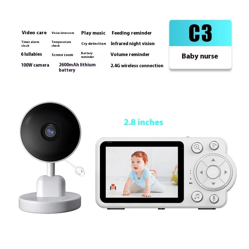 Wireless Remote Infrared Night Vision Baby Monitor
