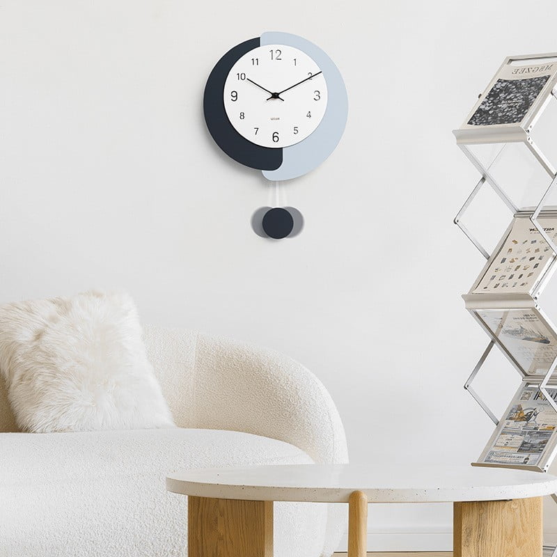 Modern Quartz Silent Swing Wall Clock