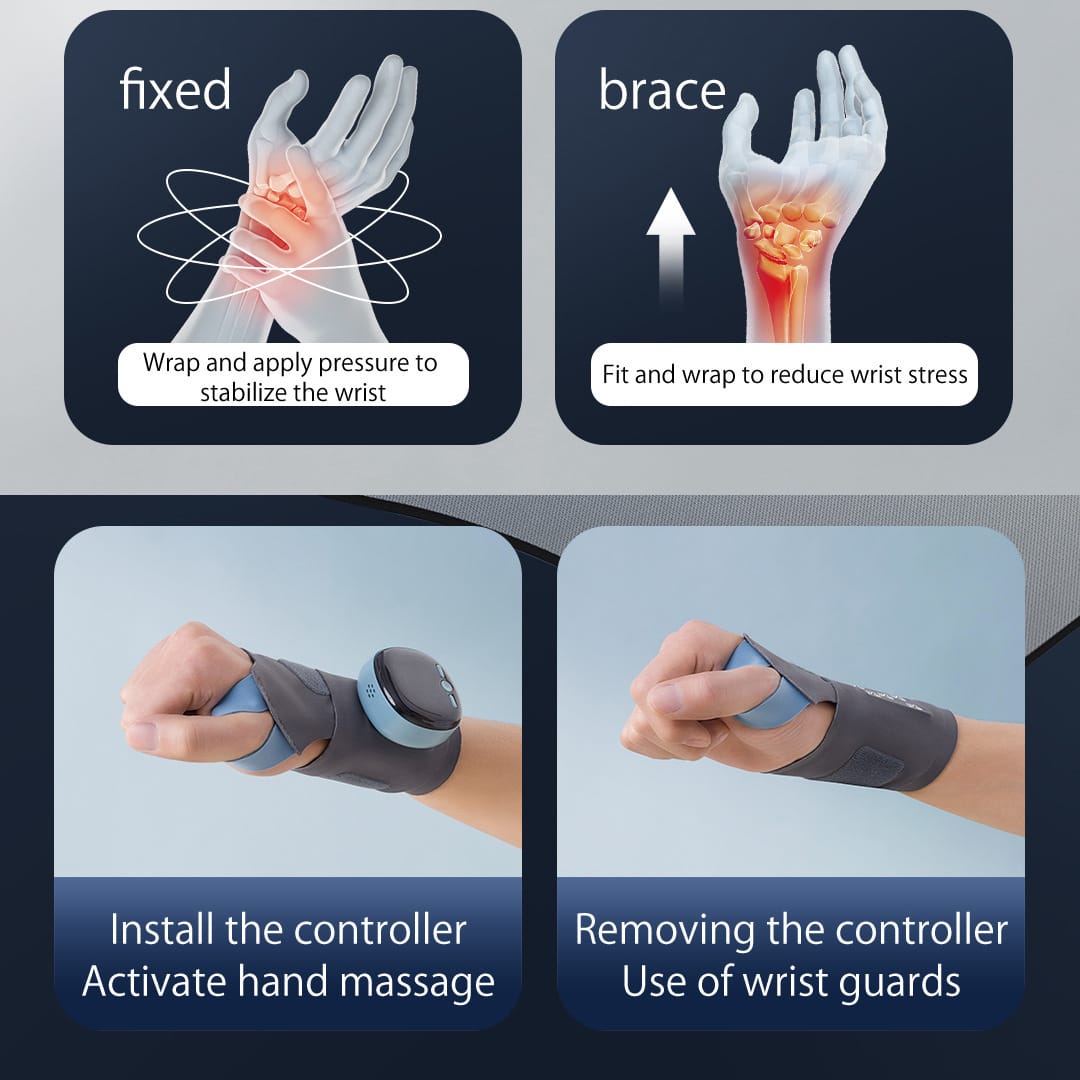 EMS Hot Compress Wrist Support Heat Wrap
